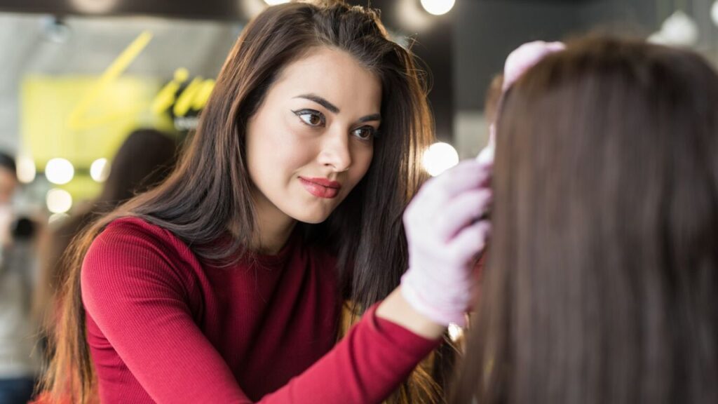 Hair Treatment in Parlour